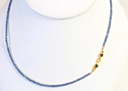 Citrine 3 cube necklace, 14K g/f chain, 17"