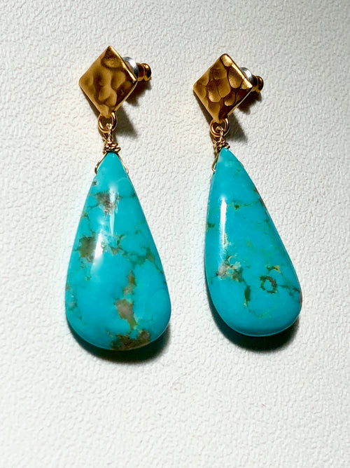 Kingman Turquoise earrings