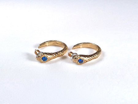 Snake Pendant with Quartz Drop