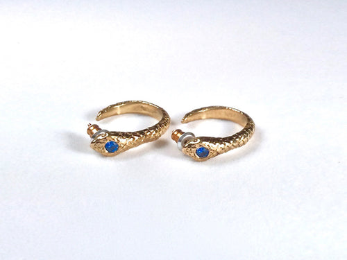 Snake Hoop Earrings
