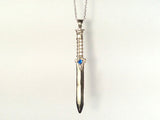 Sword Necklace with gem