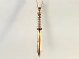 Sword Necklace with gem