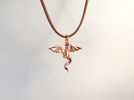 Winged Dragon and Sword with Gem, Chain