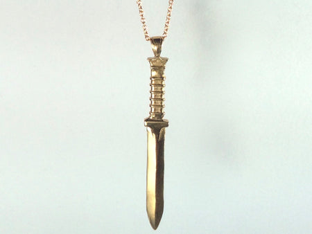 Snake Pendant with Quartz Drop