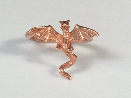 Snake Pendant with Quartz Drop