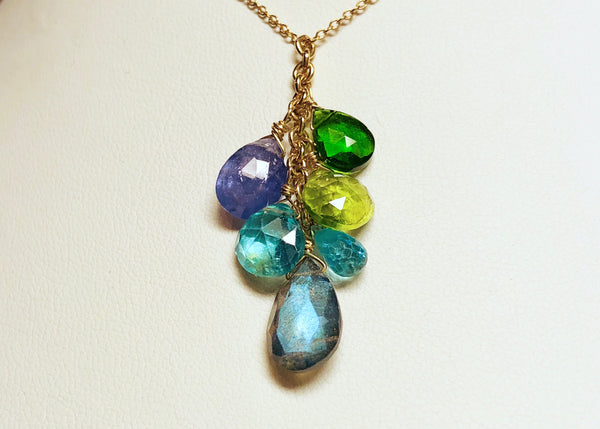 Labradorite Cascade necklace