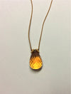 Citrine drop necklace, Stephany Hitchcock Designs, www.StephanyHitchcock.com