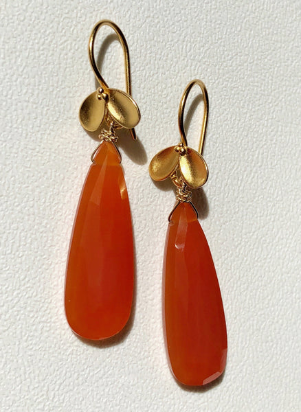 Carnelian Drop earrings