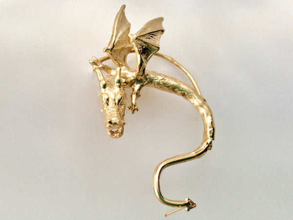 Single Dragon Earring